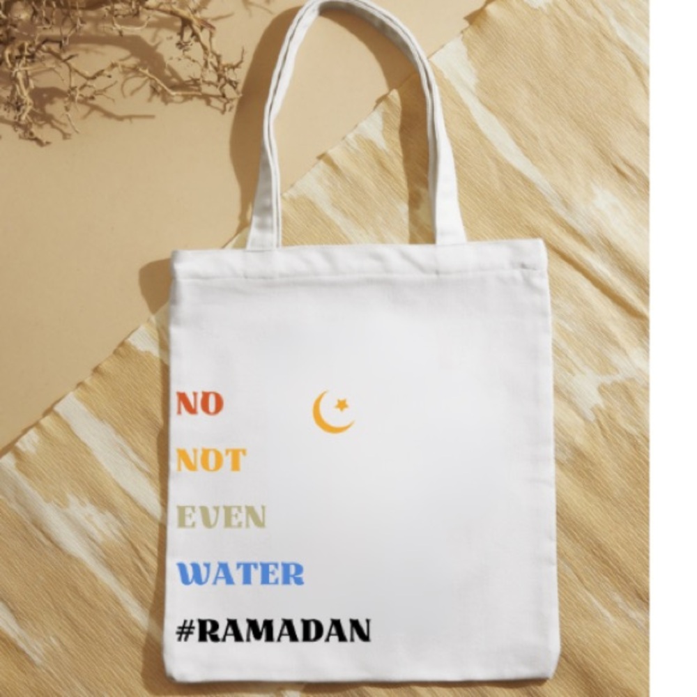 No, not even water Ramadan tote